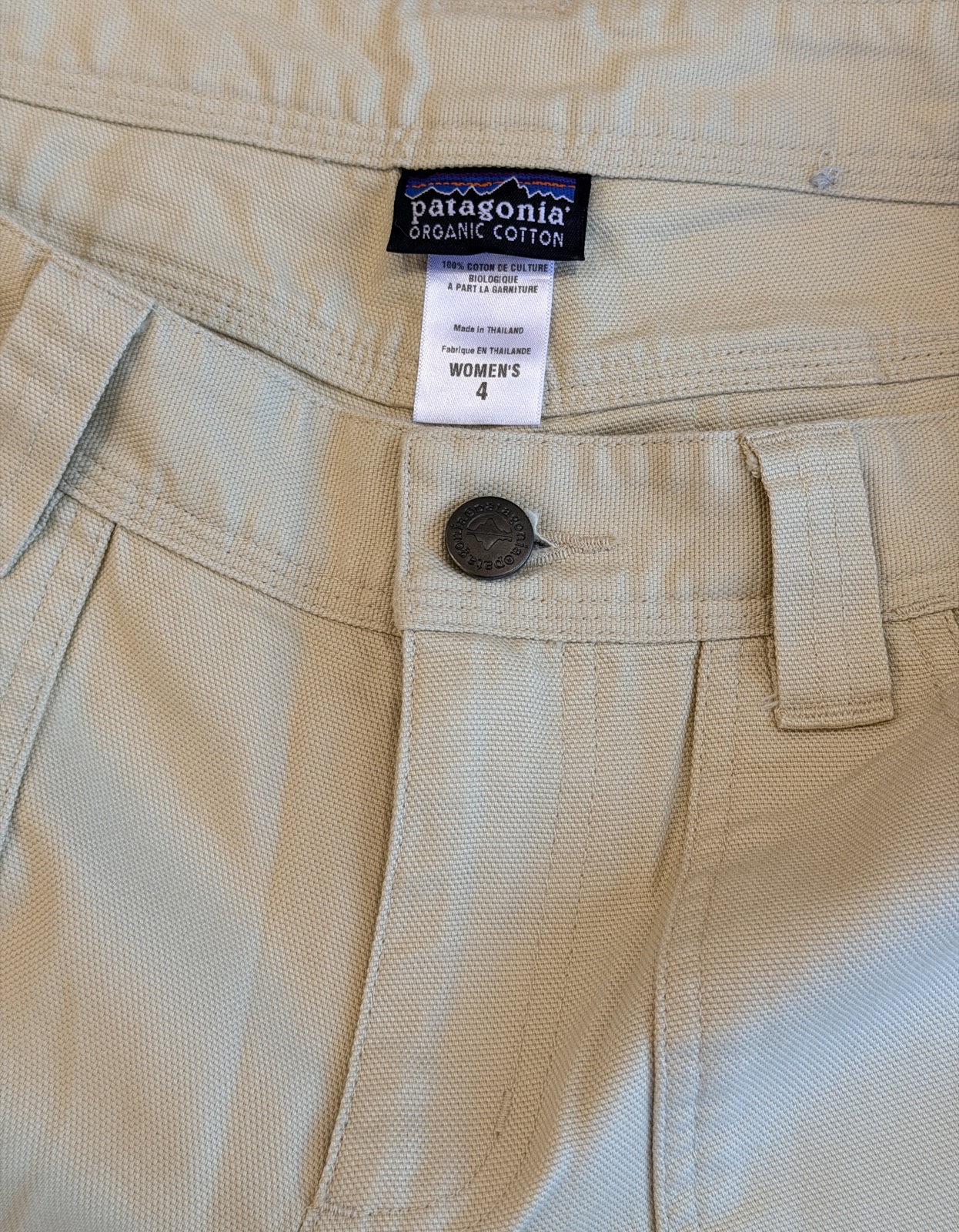Patagonia faded stone utility pants photographed for Wabivibe